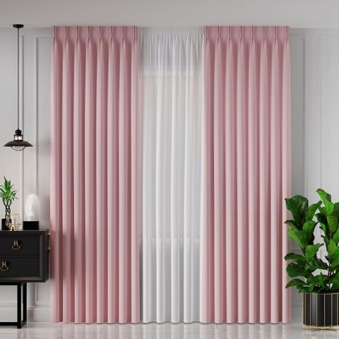 SERINA Tkanina dekoracyjna, wysokość 300cm, kolor 043 jasny pudrowy róż 318744/TDP/043/000300/1