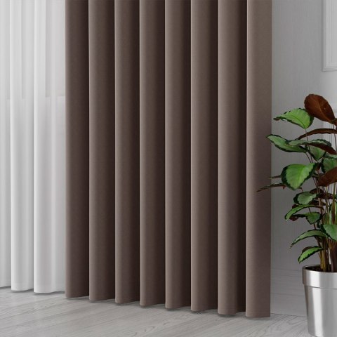 SERINA Tkanina dekoracyjna, wysokość 300cm, kolor 055 beżowobrązowy 318744/TDP/055/000300/1