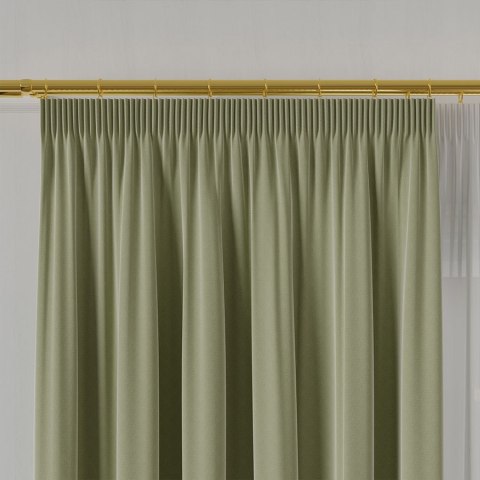 SERINA Tkanina dekoracyjna, wysokość 300cm, kolor 058 beżowozielony 318744/TDP/058/000300/1