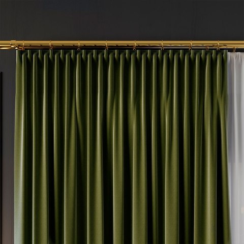 SERINA Tkanina dekoracyjna, wysokość 300cm, kolor 062 chłodny zielony 318744/TDP/062/000300/1