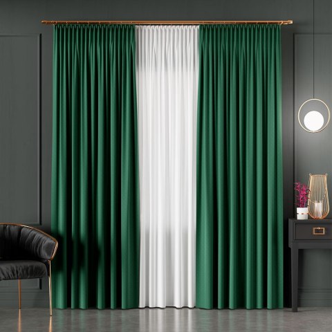 SERINA Tkanina dekoracyjna, wysokość 300cm, kolor 065 zielony 318744/TDP/065/000300/1