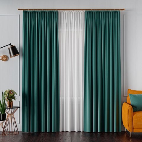 SERINA Tkanina dekoracyjna, wysokość 300cm, kolor 066 morska zieleń 318744/TDP/066/000300/1