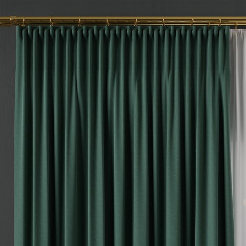 SERINA Tkanina dekoracyjna, wysokość 300cm, kolor 067 ciemny zielony 318744/TDP/067/000300/1