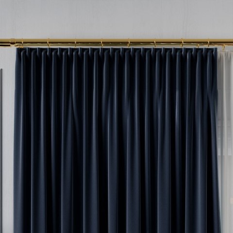 SERINA Tkanina dekoracyjna, wysokość 300cm, kolor 070 ciemny granatowy 318744/TDP/070/000300/1