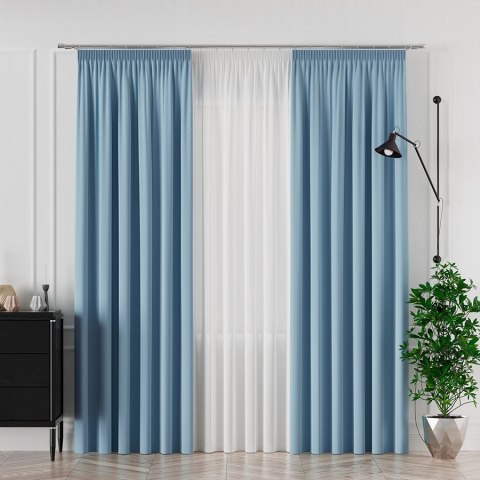 SERINA Tkanina dekoracyjna, wysokość 300cm, kolor 073 baby blue 318744/TDP/073/000300/1