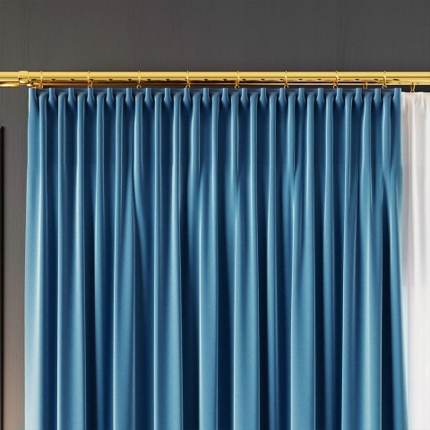 SERINA Tkanina dekoracyjna, wysokość 300cm, kolor 074 pastelowy niebieski 318744/TDP/074/000300/1