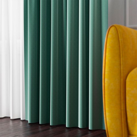 SERINA Tkanina dekoracyjna, wysokość 300cm, kolor 077 ciemny pastelowy miętowy 318744/TDP/077/000300/1