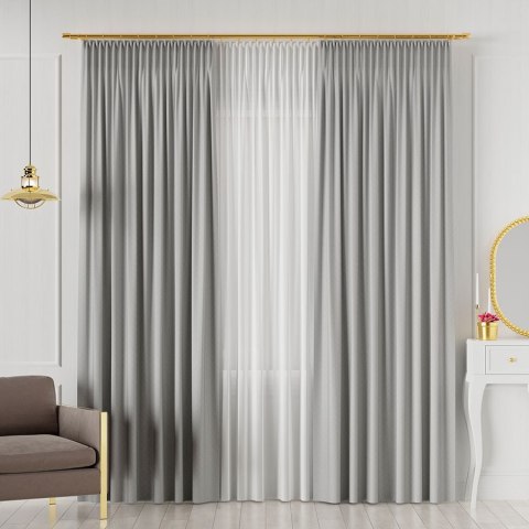 SERINA Tkanina dekoracyjna, wysokość 300cm, kolor 080 pastelowy szary 318744/TDP/080/000300/1