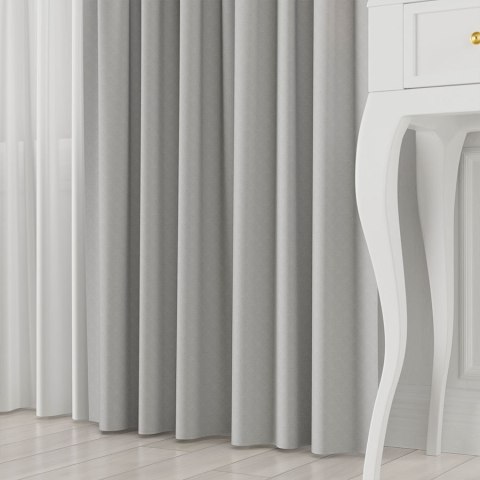 SERINA Tkanina dekoracyjna, wysokość 300cm, kolor 080 pastelowy szary 318744/TDP/080/000300/1