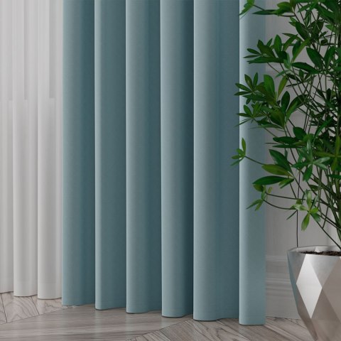 SERINA Tkanina dekoracyjna, wysokość 300cm, kolor 081 ciepły niebieski 318744/TDP/081/000300/1