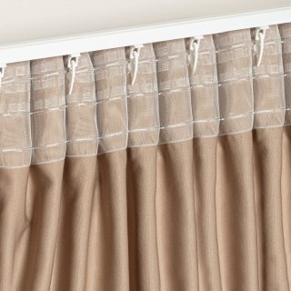 Taśma C1346M "ołówek" 10cm, marszczenie 1:3, transparentna TASMAY/ZP5/300/010000/1