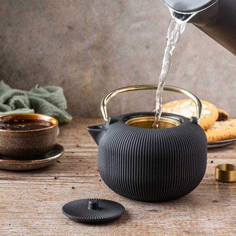 ZAPARZACZ ŻELIWNY IMBRYK 1L Z FILTREM KINGHOFF KH-1931