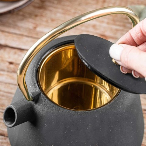 ZAPARZACZ ŻELIWNY IMBRYK 1L Z FILTREM KINGHOFF KH-1932