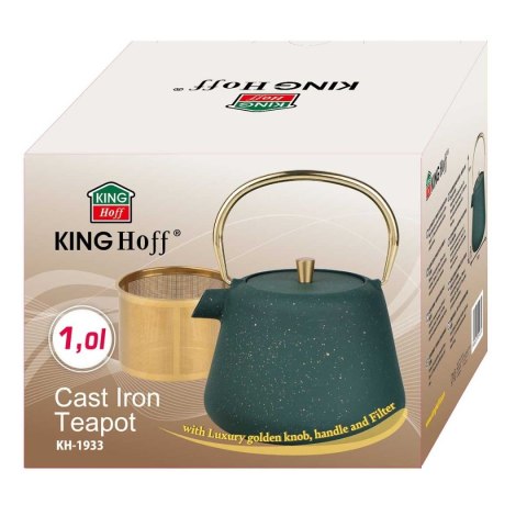 ZAPARZACZ ŻELIWNY IMBRYK 1L Z FILTREM KINGHOFF KH-1933