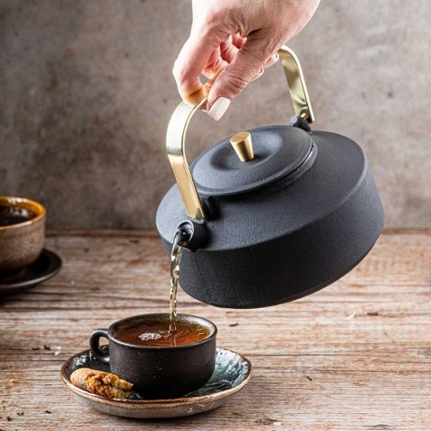 ZAPARZACZ ŻELIWNY IMBRYK 1L Z FILTREM KINGHOFF KH-1935