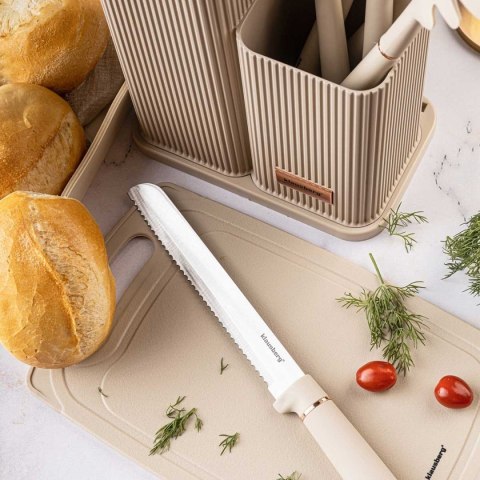 ZESTAW NOŻY I PRZYBORÓW KUCHENNYCH Z DESKĄ W STOJAKU KLAUSBERG KB-7935