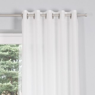 BASIC Zasłona gotowa na przelotkach, szerokość 145 x wysokość 300cm, kolor 010 biały TD0005/ZGP/010/145300/1