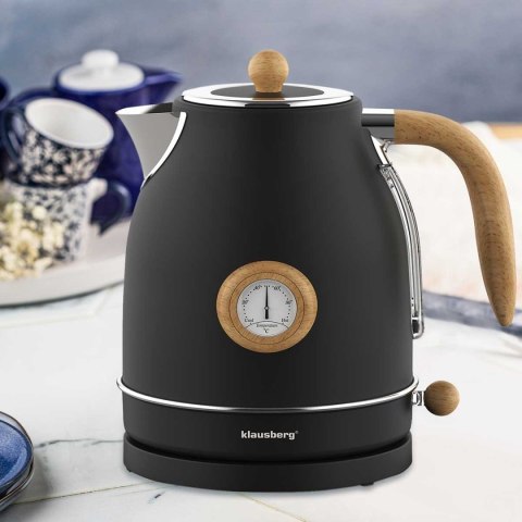 CZAJNIK ELEKTRYCZNY 1,7L Z TERMOMETREM KLAUSBERG KB-7907 RETRO