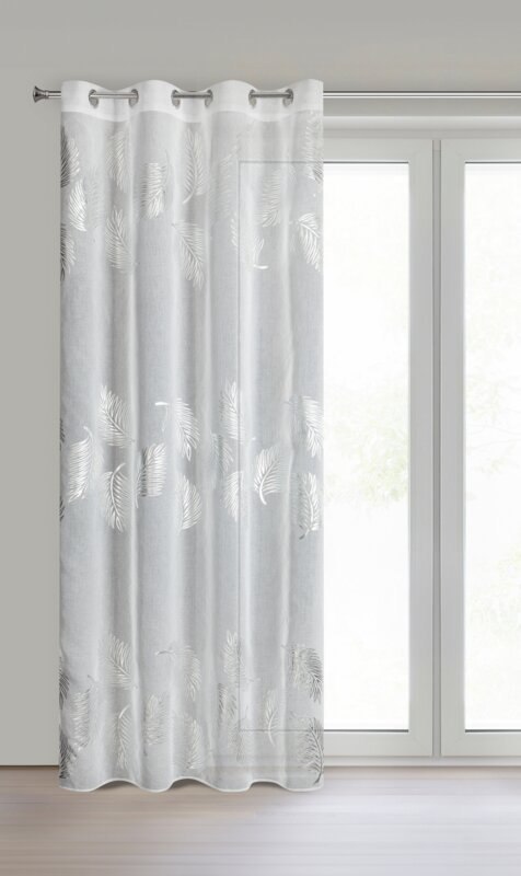 FIRANA GOTOWA IDALIA 140 X 250 CM BIAŁY