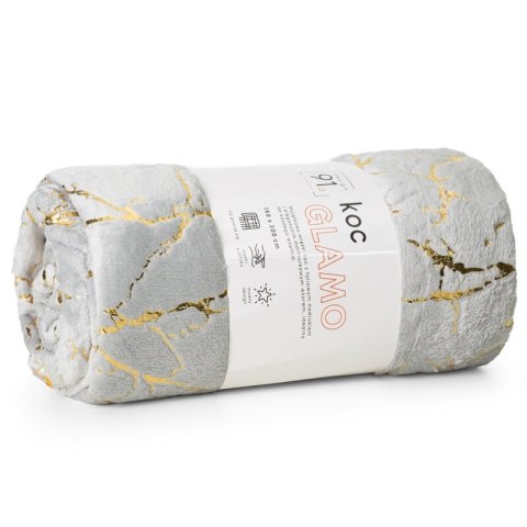 KOC D91 GLAMO 150 X 200 CM STALOWY