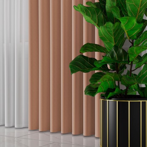 SERINA Tkanina dekoracyjna, wysokość 300cm, kolor 041 beżoworóżowy 318744/TDP/041/000300/1