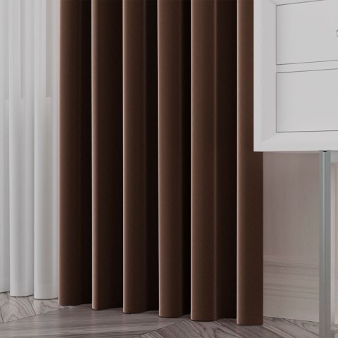 SERINA Tkanina dekoracyjna, wysokość 300cm, kolor 051 brązowy 318744/TDP/051/000300/1