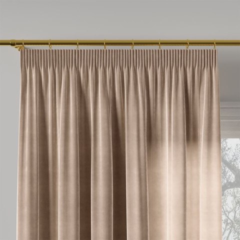 VELVI Tkanina dekoracyjna, wysokość 300cm, kolor 003 jasny beżowy VELVI0/TDP/003/000300/1