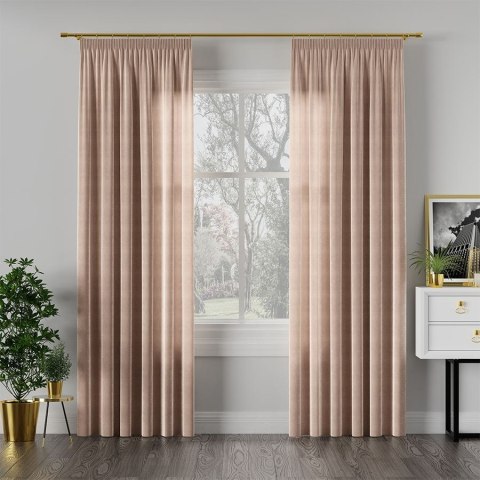 VELVI Tkanina dekoracyjna, wysokość 300cm, kolor 003 jasny beżowy VELVI0/TDP/003/000300/1