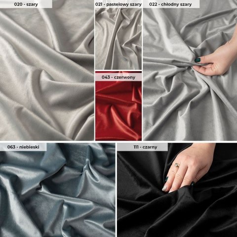 VELVI Tkanina dekoracyjna, wysokość 300cm, kolor 005 jasny szary VELVI0/TDP/005/000300/1