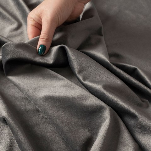 VELVI Tkanina dekoracyjna, wysokość 300cm, kolor 006 ciemny szary; antracytowy VELVI0/TDP/006/000300/1