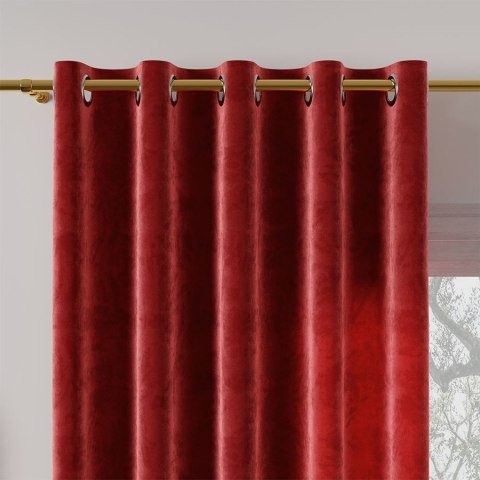VELVI Tkanina dekoracyjna, wysokość 300cm, kolor 043 czerwony VELVI0/TDP/043/000300/1