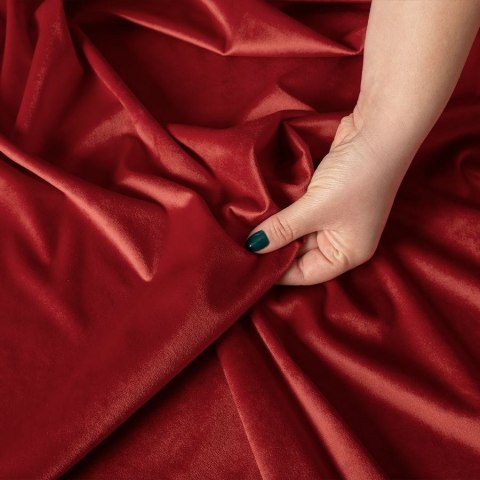 VELVI Tkanina dekoracyjna, wysokość 300cm, kolor 043 czerwony VELVI0/TDP/043/000300/1