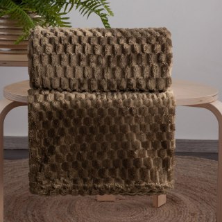 KOC D91 CINDY6 170 X 210 CM CIEMNOBRĄZOWY