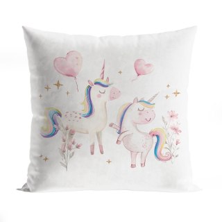 SŁODKIE JEDNOROŻCE Poszewka dekoracyjna VELVET, 40x40cm, kolor 001 P00236/POP/001/040040/1