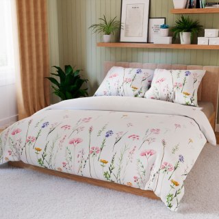 ZALURA Komplet pościeli z bawełny satynowej 160x200cm 100102/SAT/000/160200/1