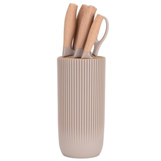 ZESTAW NOŻY KUCHENNYCH Z TASAKIEM W STOJAKU E-6310