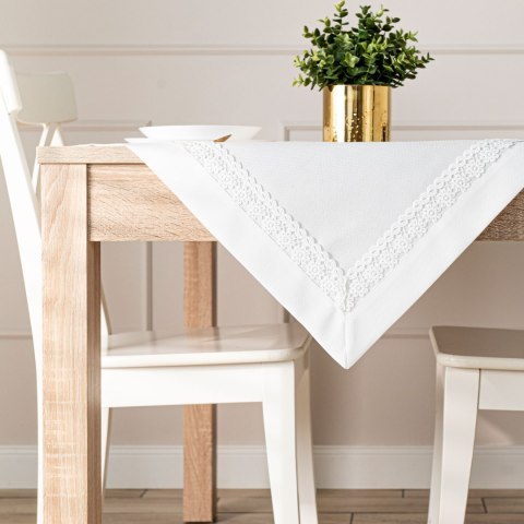 MODENA Serweta z gipiurą, szerokość 85cm x wysokość 85cm, kolor 001 biały 202725/KSP/L01/085085/1