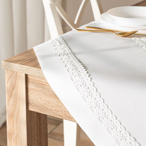 MODENA Serweta z gipiurą, szerokość 85cm x wysokość 85cm, kolor 001 biały 202725/KSP/L01/085085/1