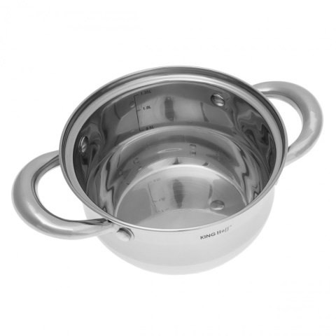 Zestaw garnków stalowych (12 el.) Kinghoff KH-1098
