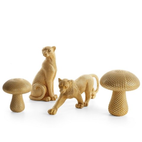 FIGURKA DEKORACYJNA DEAN (01) 19 X 19 X 21 CM ZŁOTY