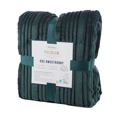 KOC NINA 150 X 200 CM CIEMNOZIELONY