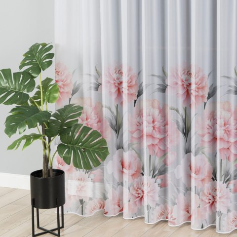 MARIGOLD Firanka z ołowianką WOAL wzór od dołu, wysokość 295cm, kolor 001 D00322/WOA/D01/000295/1