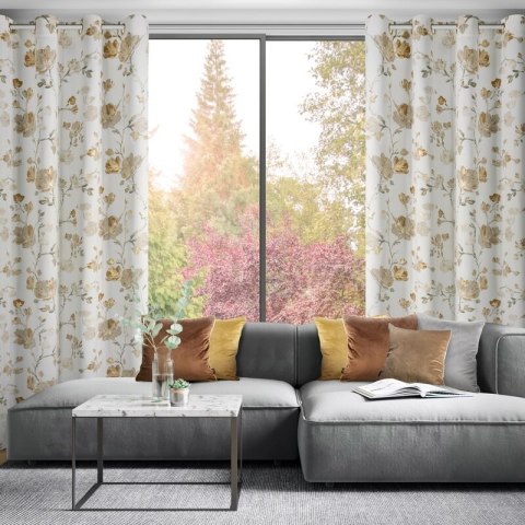ZASŁONA GOTOWA NELIA 140 X 250 CM BEŻOWY
