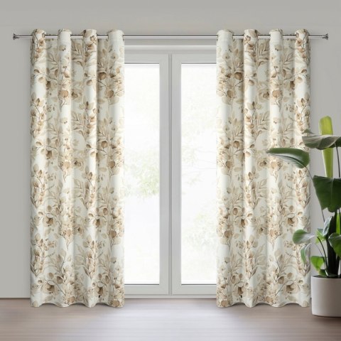 ZASŁONA GOTOWA OLENI 140 X 250 CM BEŻOWY