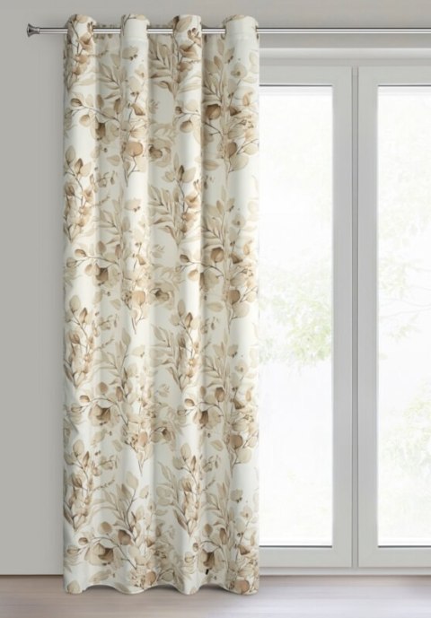 ZASŁONA GOTOWA OLENI 140 X 250 CM BEŻOWY