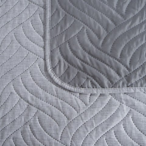 NARZUTA D91 LEN 200 X 220 CM SREBRNY