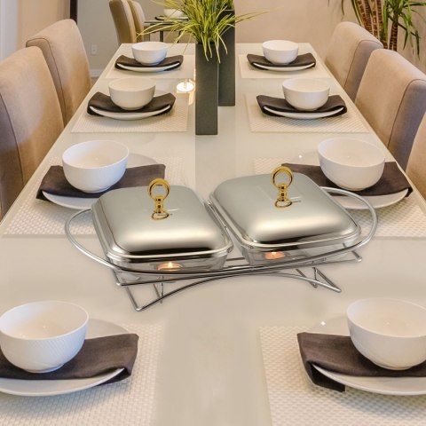 PODGRZEWACZ ŻAROODPORNY STOŁOWY 2x1,5L KLAUSBERG KB-7922