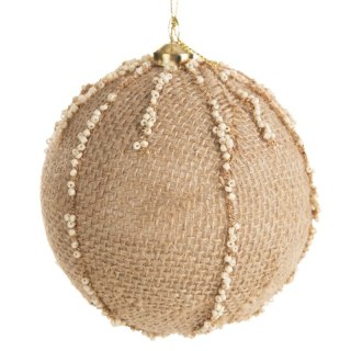 BOMBKA CHOINKOWA O 10 CM JASNOBRĄZOWY