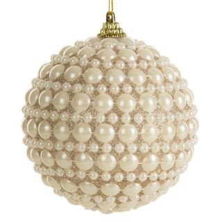 BOMBKA CHOINKOWA O 10 CM KREMOWY