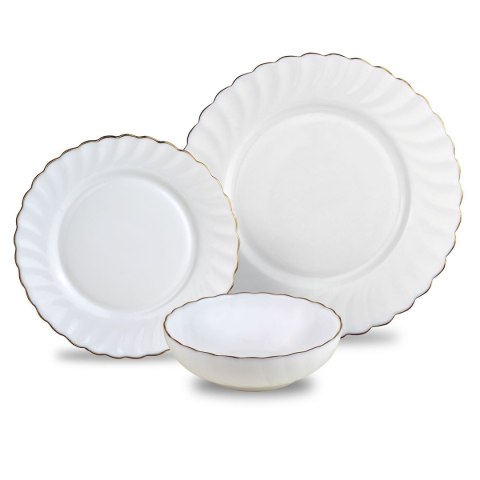 KOMPLET OBIADOWY OPAL MARIGOLD DLA 6 OSÓB 18 ELEM. KINGHOFF KH-1921